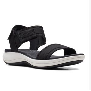 Cloudsteppers by Clarks Mira Sea Sandal Black